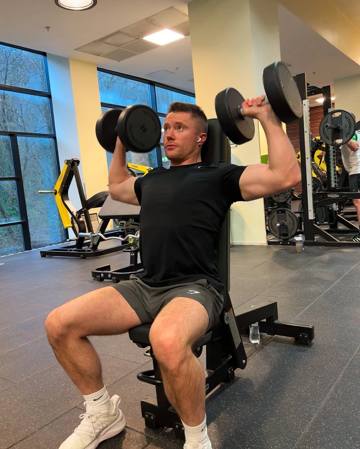 Craig Wilson training in an Edinburgh gym